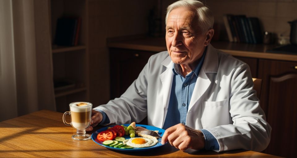 Идеальный завтрак: что ест 91-летний Леонид Рошаль — здоровье, как у космонавта, а бодрости, как в 17 лет