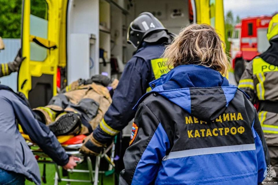 Безопасность на дороге: учения по ликвидации ДТП