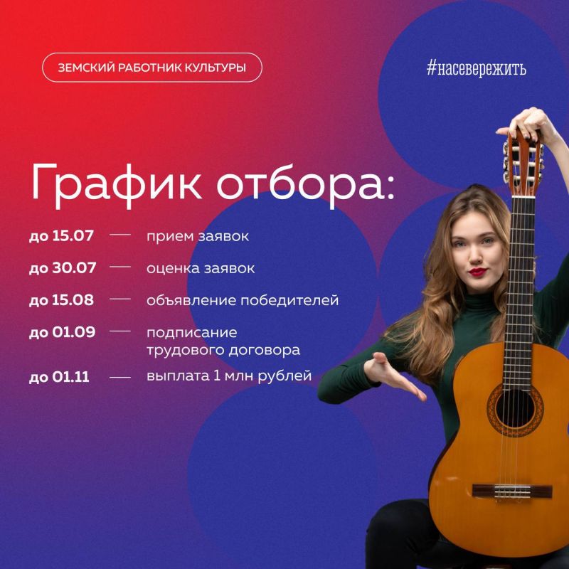 До 15 июля северяне могут подать заявки на программу «Земский работник культуры»
