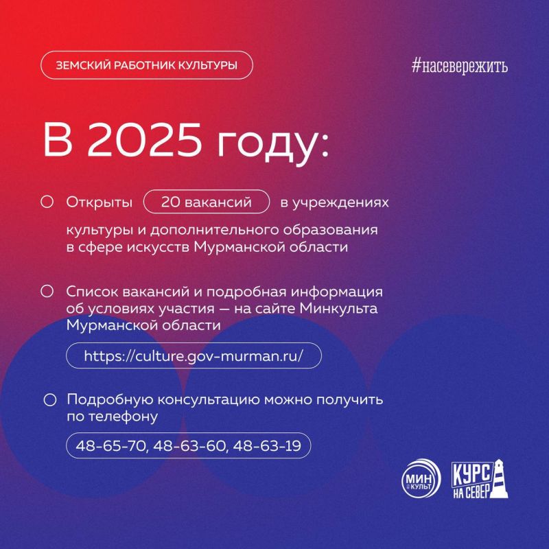 До 15 июля северяне могут подать заявки на программу «Земский работник культуры»