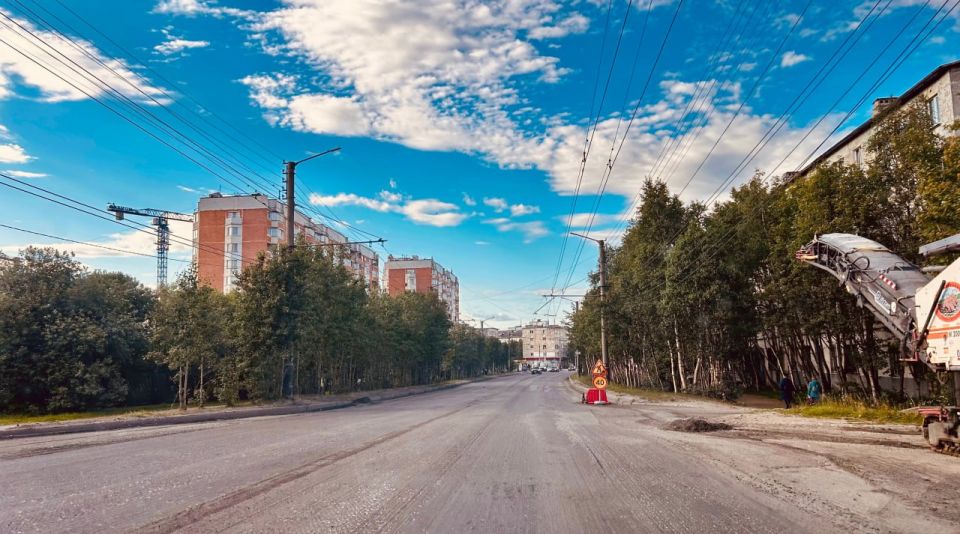 В Мурманске продолжается дорожная кампания