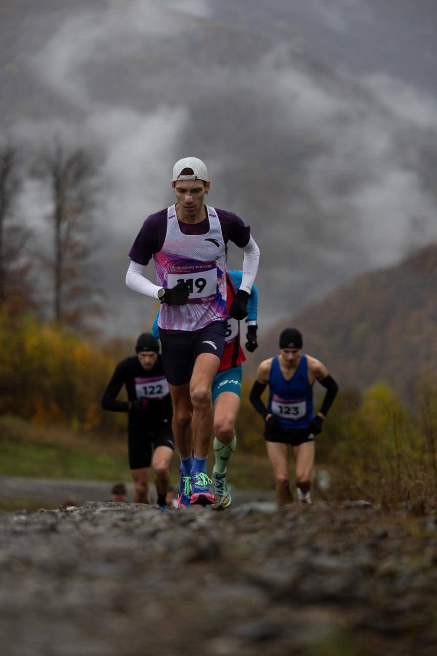 Мурманчанин взял серебро на чемпионате России по горному бегу