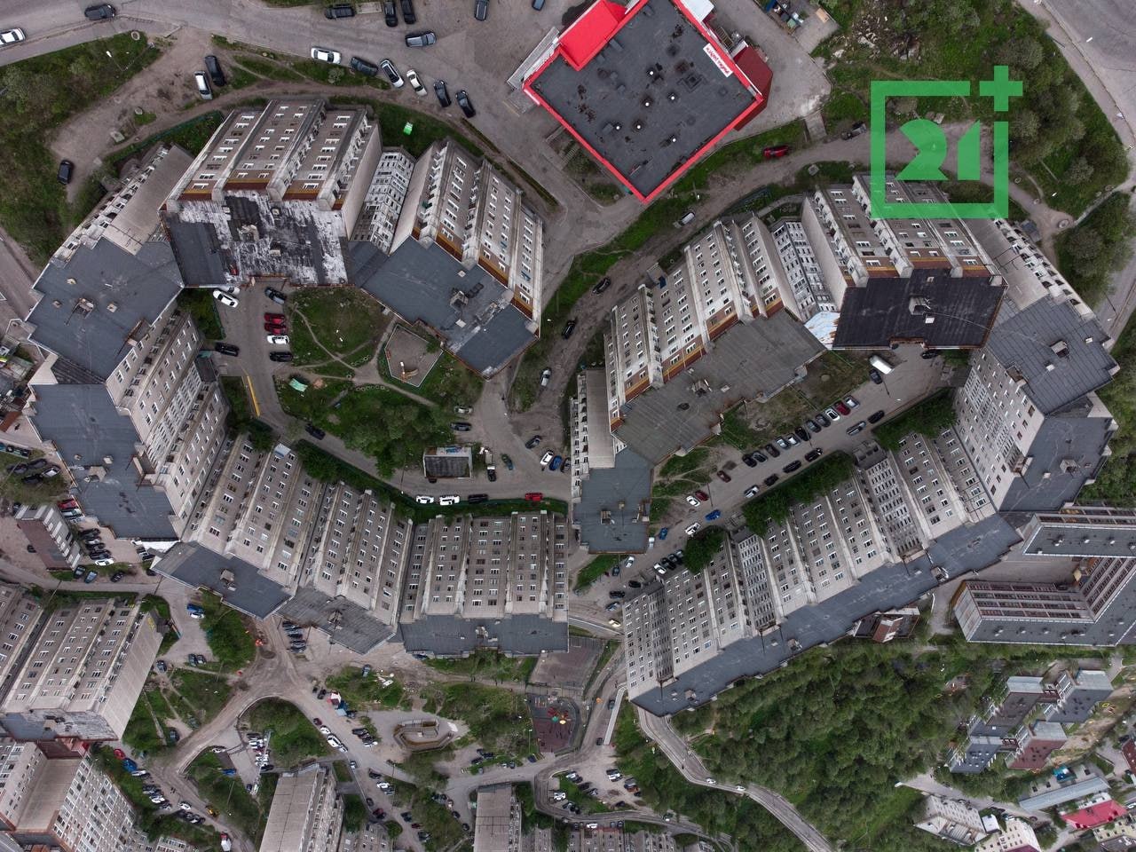 Необычные советские дома в Мурманске Необычные советские дома в Мурманске