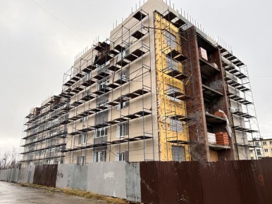 Строительство жилого дома в Заполярном вышло на новый этап