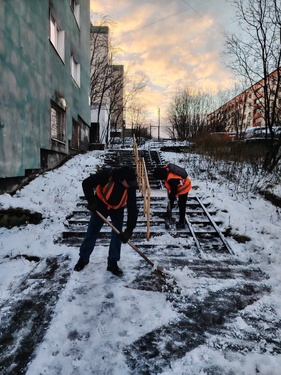 Неделя в Мурманской области началась снежно Неделя в Мурманской области началась снежно