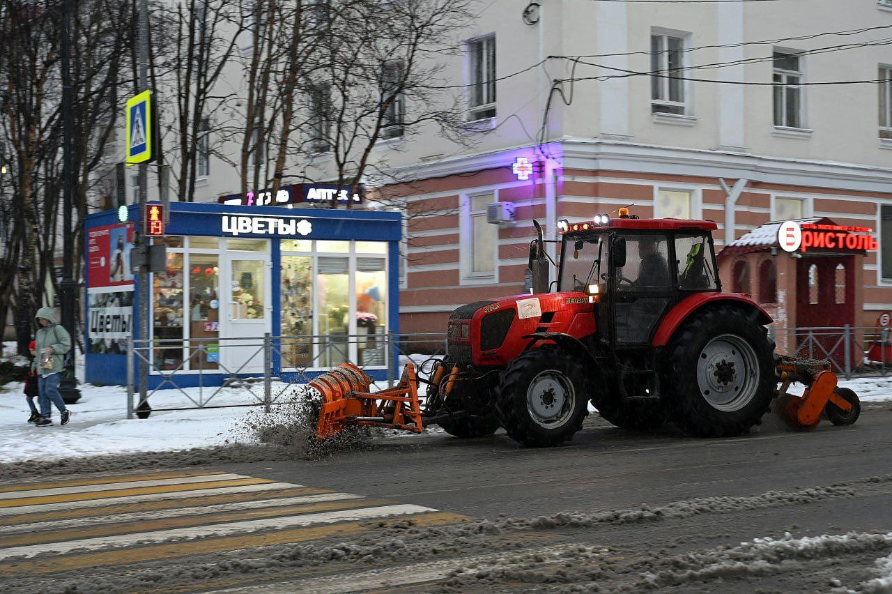 Неделя в Мурманской области началась снежно
