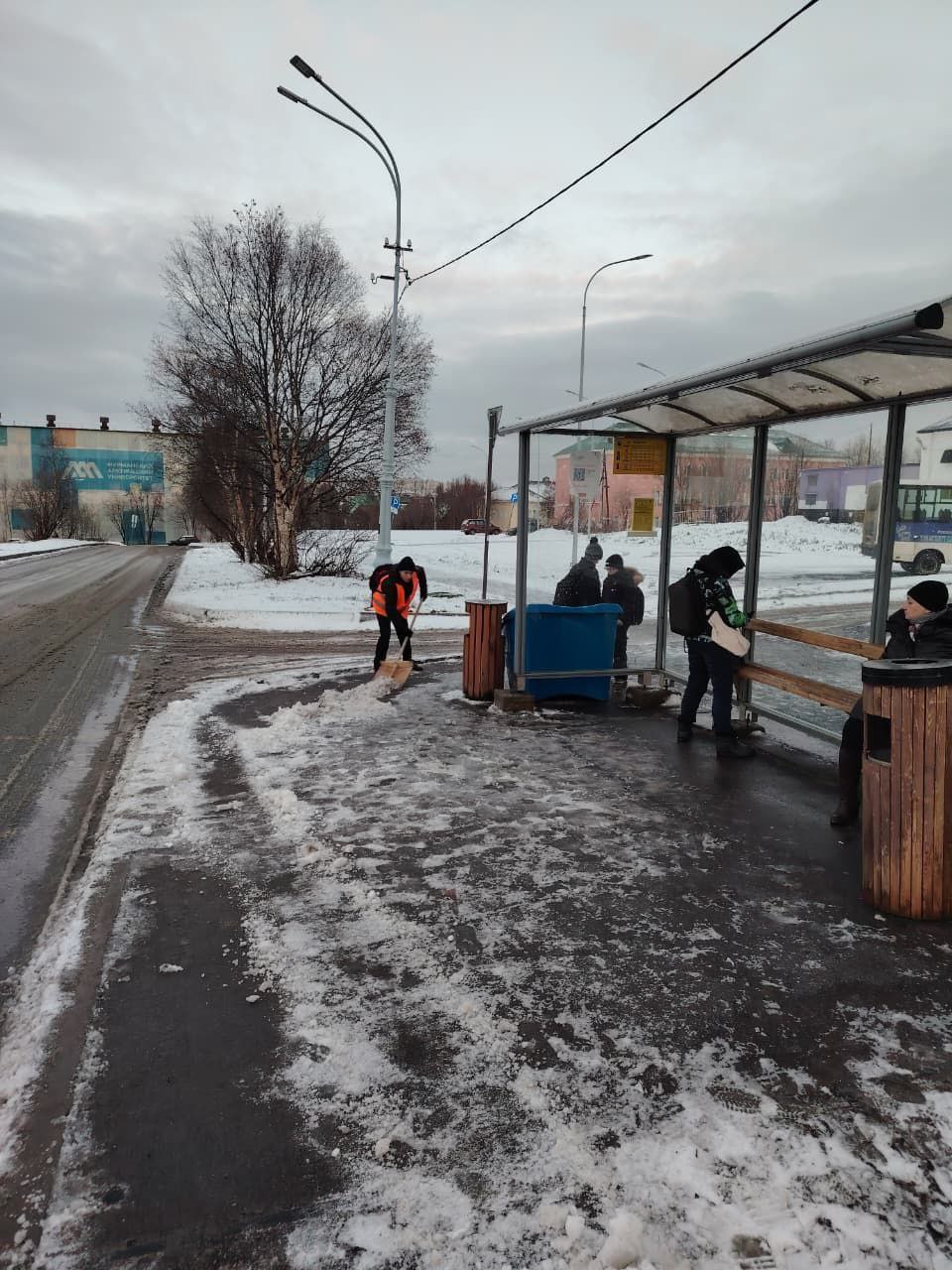 Неделя в Мурманской области началась снежно Неделя в Мурманской области началась снежно
