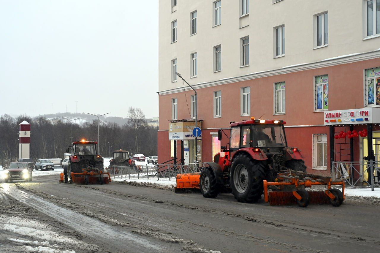 Неделя в Мурманской области началась снежно Неделя в Мурманской области началась снежно