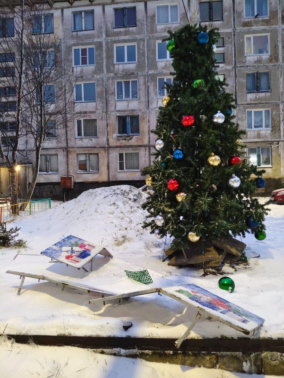 Мурманск пострадал от последствий непогоды