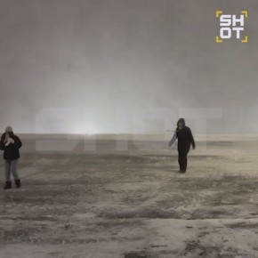 Более 10 туристов застряли перед экскурсией к китам в Мурманской области из-за снегопада и метели