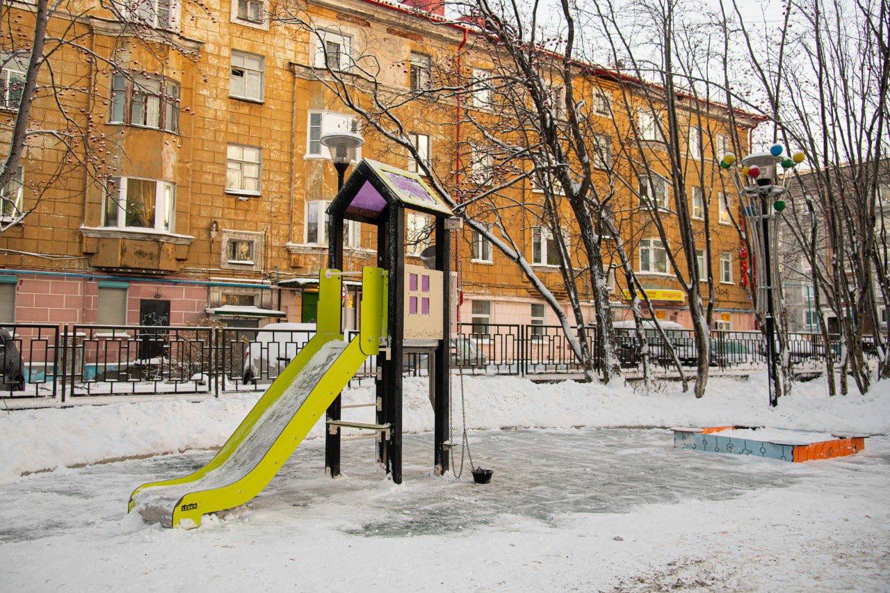 Детская площадка в Сафоновском сквере в Росте обрела новую жизнь!