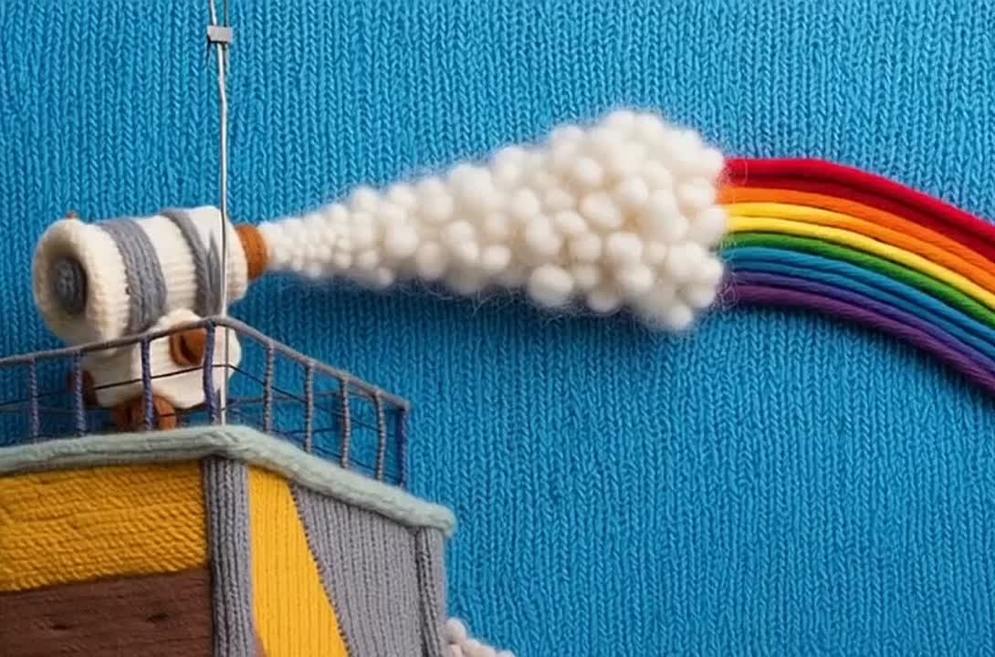 Доброе утро, Заполярье!. Мурманский торговый порт представил свой вариант популярного «вязанного тренда» – видео, где привычные городские пейзажи выглядят так, будто связаны крючком