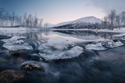Хрустальный ноябрь в Кольском Заполярье