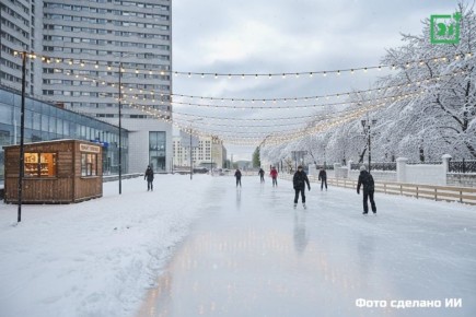 В Мурманске на Ленинградской откроется каток под открытым небом