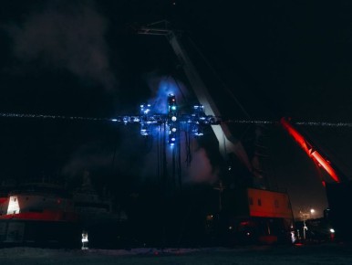 В столице Арктики — Мурманске — стартовал арт-проект, приуроченный ко Дню атомного ледокольного флота России