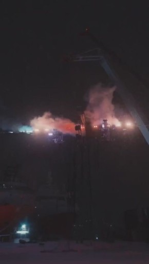 На морвокзале в Мурманска появился новый арт-объект