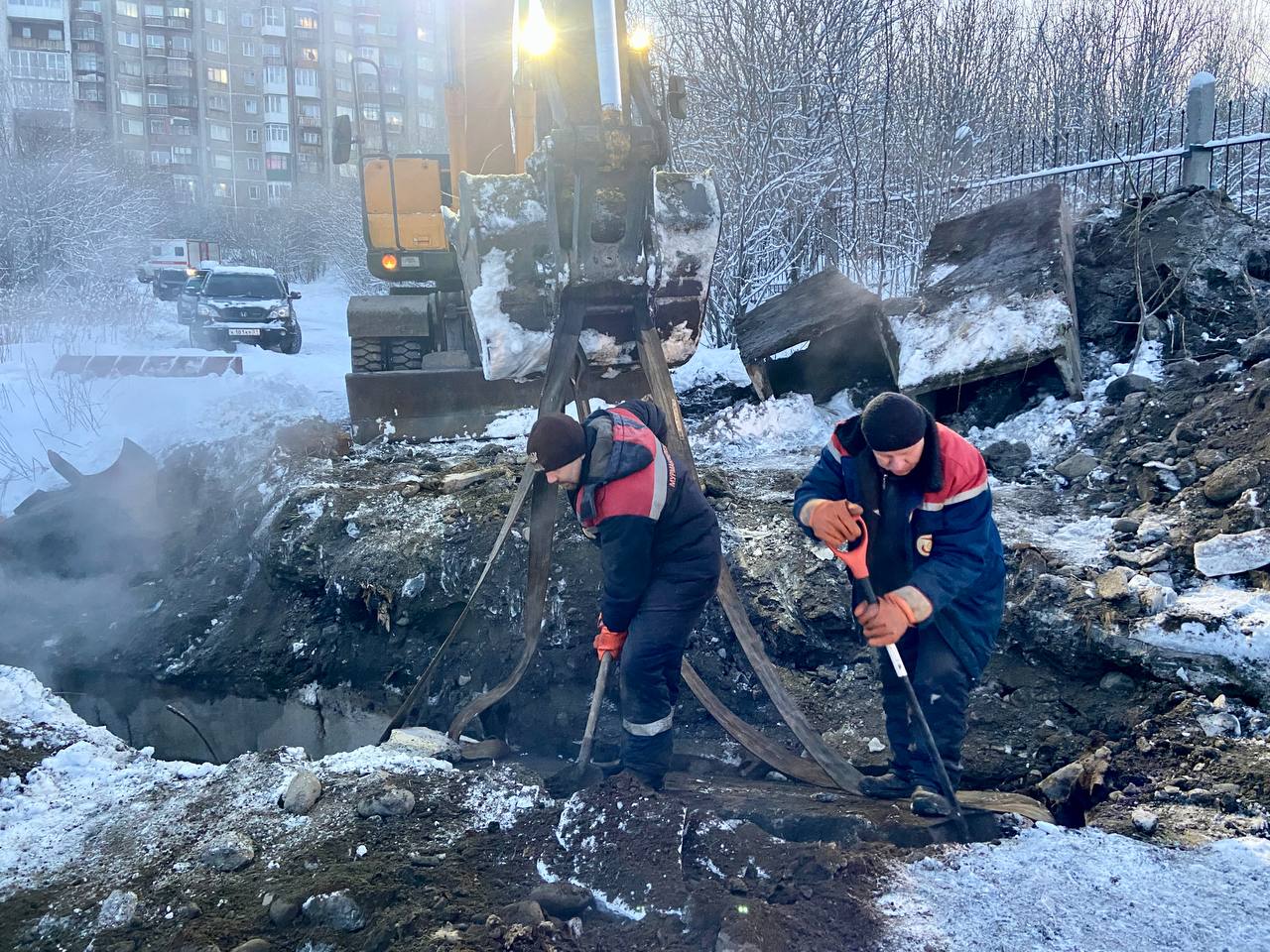Владимир Евменьков: ремонт на теплосетях требует тщательной сварки Владимир Евменьков: ремонт на теплосетях требует тщательной сварки