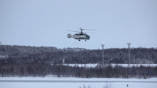 Командирские полеты состоялись в корабельном вертолетном противолодочном полку Северного флота