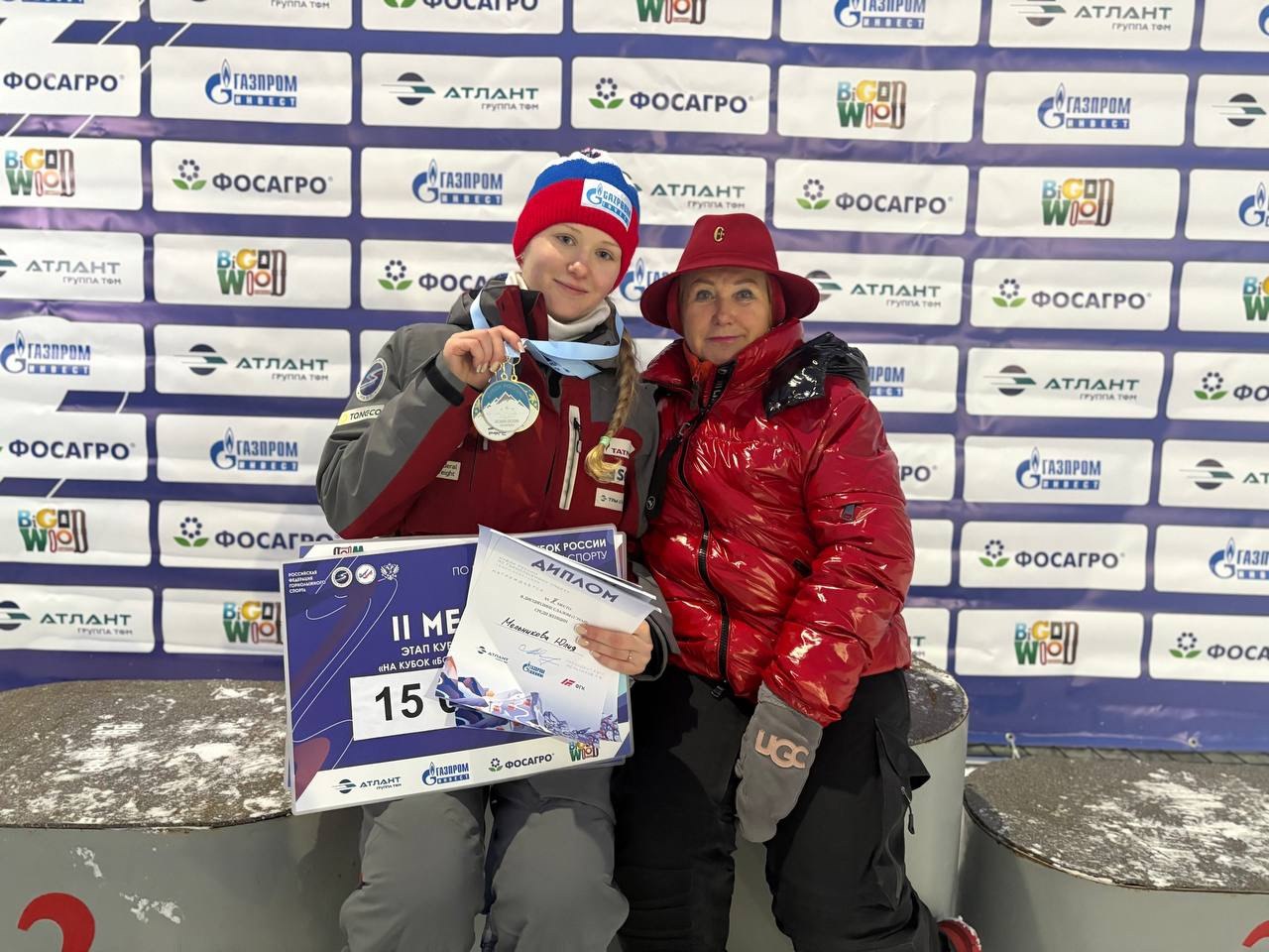 Юлия Мельникова собрала полный комплект медалей на Кубке России в Кировске