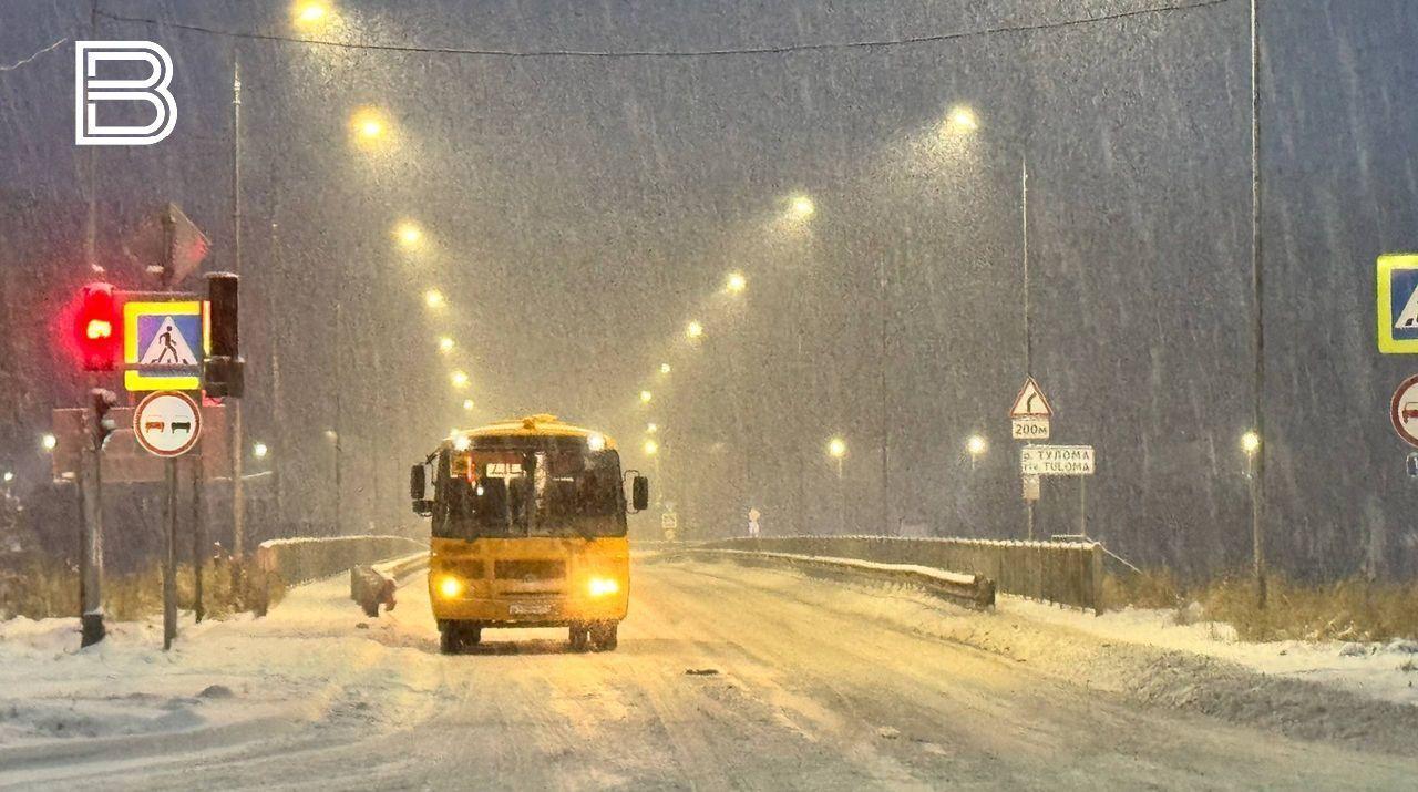 В Мурманской области ночью ожидаются снегопады и сильная гололедица