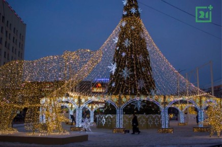 Мурманск готовится к Новому году: каток, ярмарка и поезд Деда Мороза