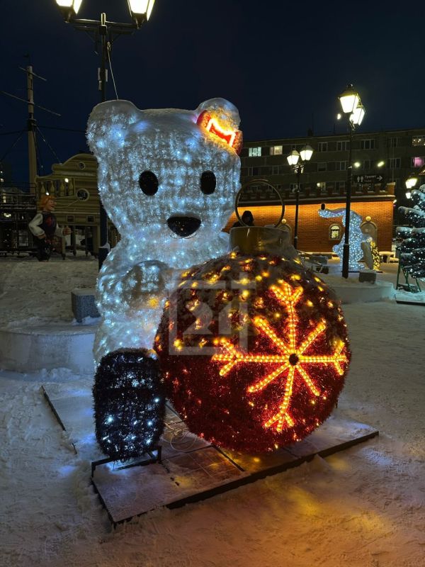 В детском городке «Сказка» в Мурманске появились зайчик, ёжик и медведь!