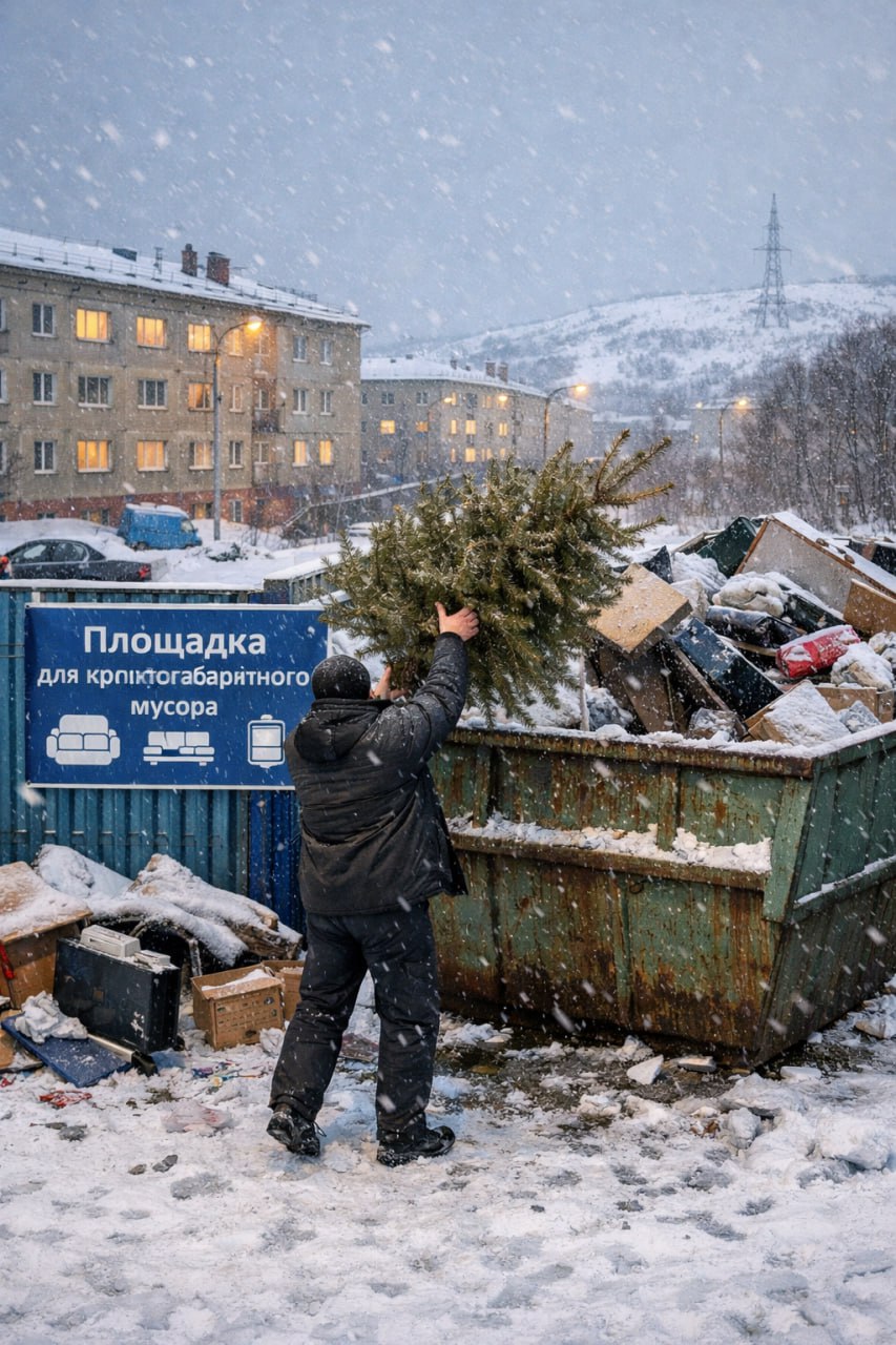 Куда девать живую елку после праздников?