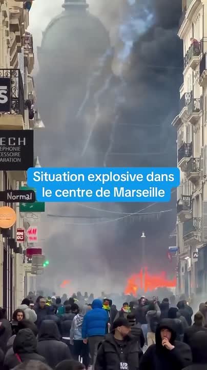 В Марселе вспыхнули беспорядки с участием курдов