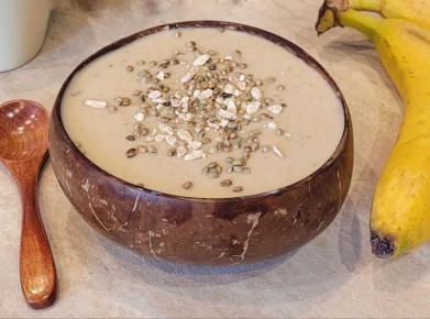 Кремовая овсянка для спокойного утра и быстрого перекуса