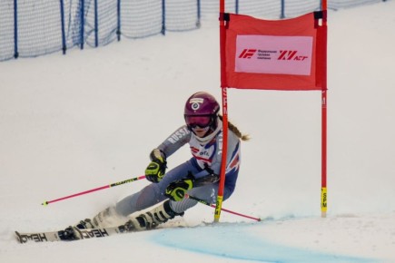 Северянка Юлия Мельникова завоевала три медали на этапах Кубка России по горнолыжному спорту