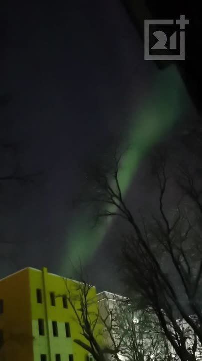 Доброе утро, Заполярье!. Северное сияние в Мурманской области – гость непредсказуемый: бывает, что за городом, при ясной погоде и в сопровождении гида, его не видно совсем