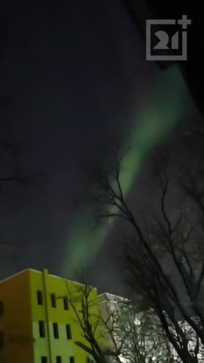 Доброе утро, Заполярье!. Северное сияние в Мурманской области – гость непредсказуемый: бывает, что за городом, при ясной погоде и в сопровождении гида, его не видно совсем