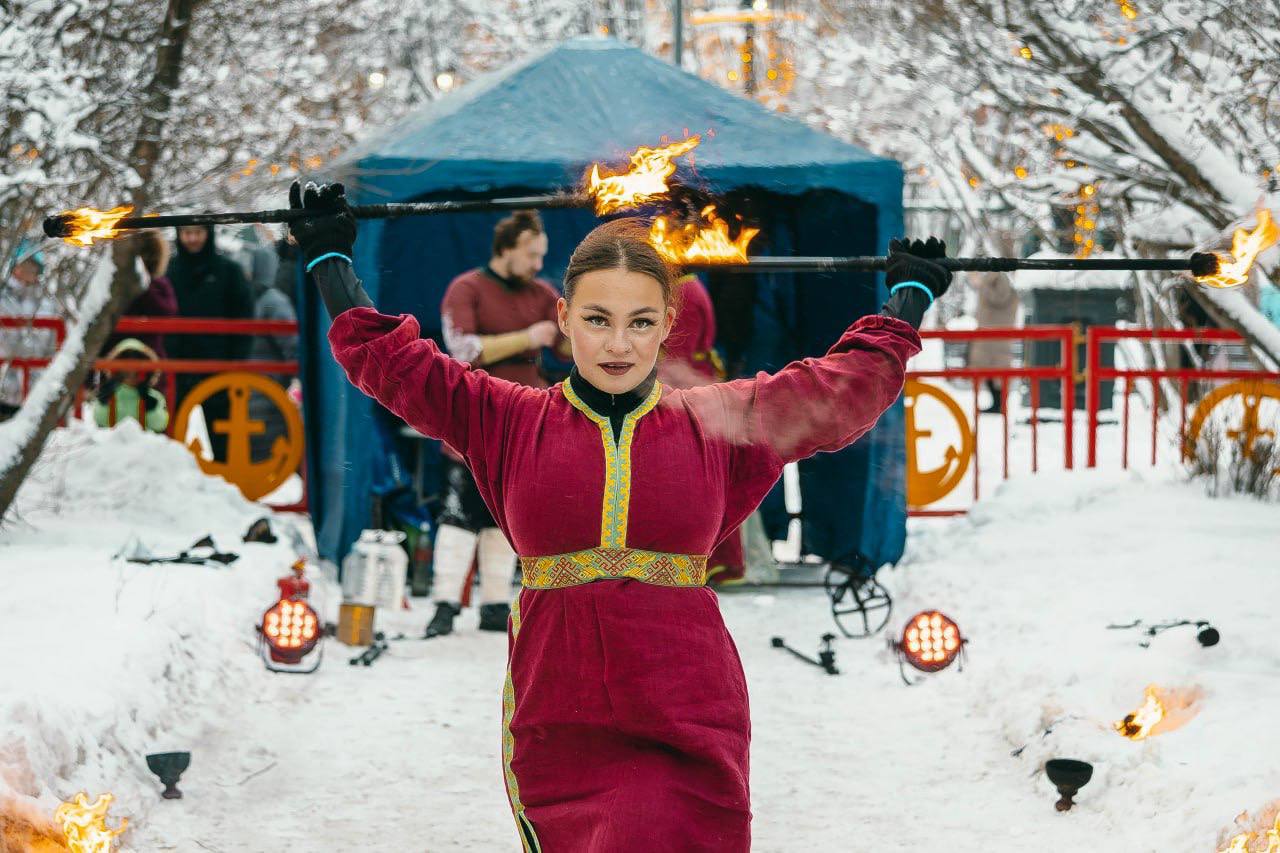 Мурманск отметил возвращение солнца Мурманск отметил возвращение солнца