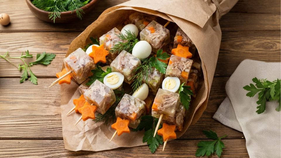 Съедобные букеты на Новый год: как удивить своих близких