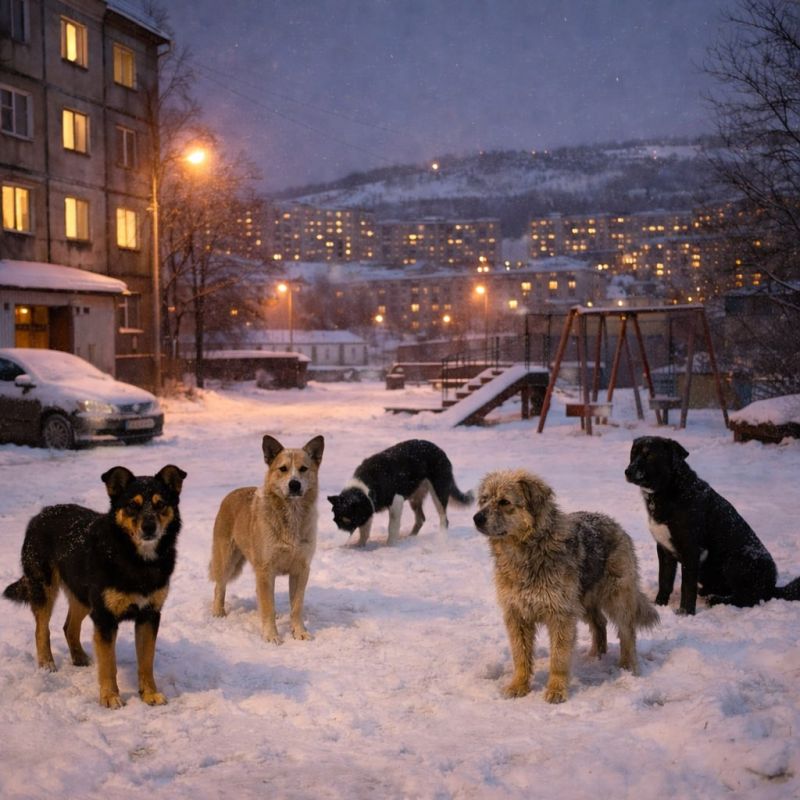 В Мурманске появится цветовая карта бездомных животных