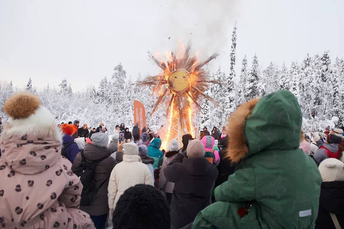 Ковдорчане с большим размахом проводили зиму Ковдорчане с большим размахом проводили зиму