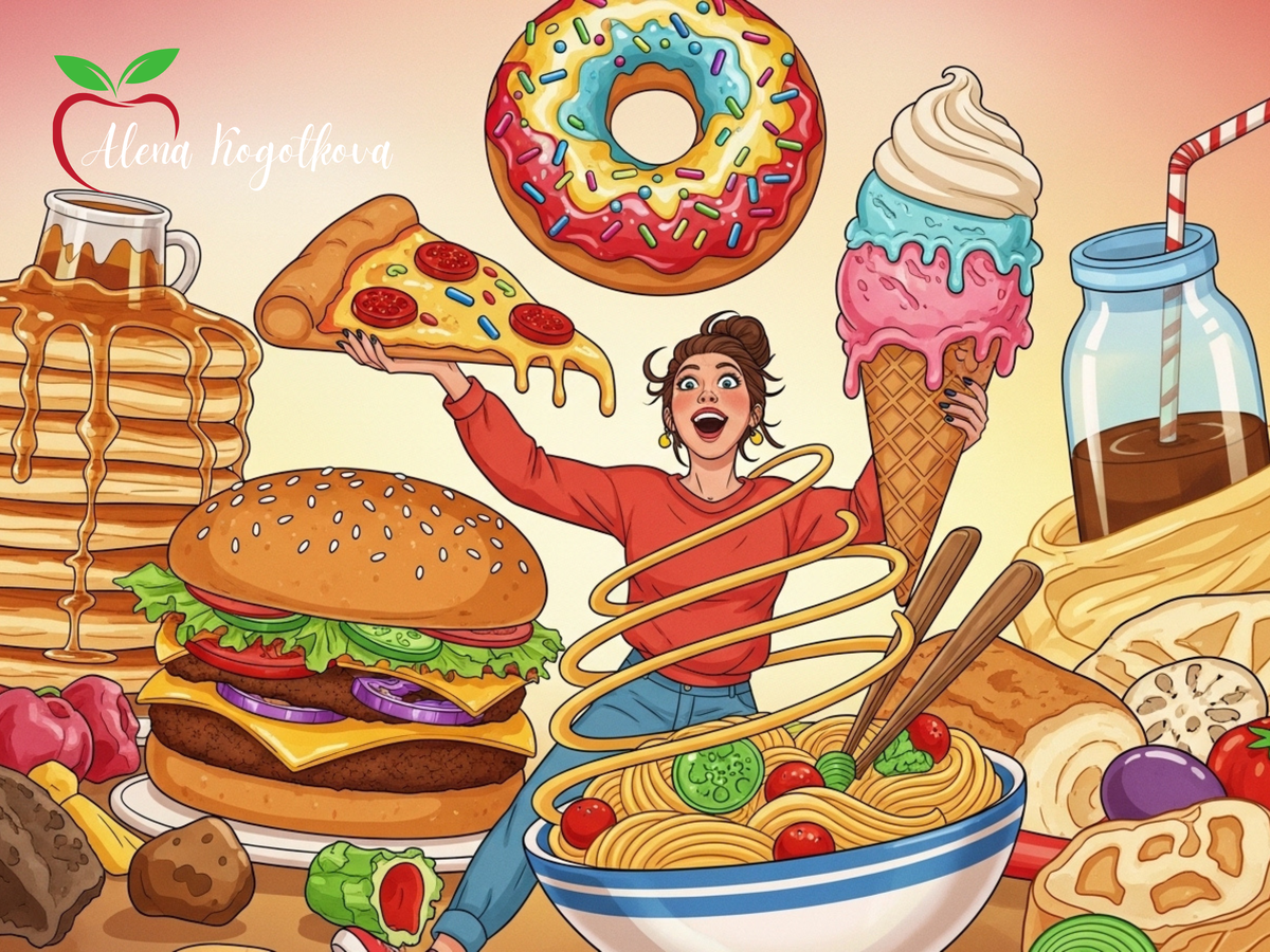 ПМС и его влияние на аппетит: как справиться с отеками и голодом