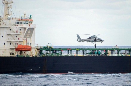 Минус танкер в Средиземноморье