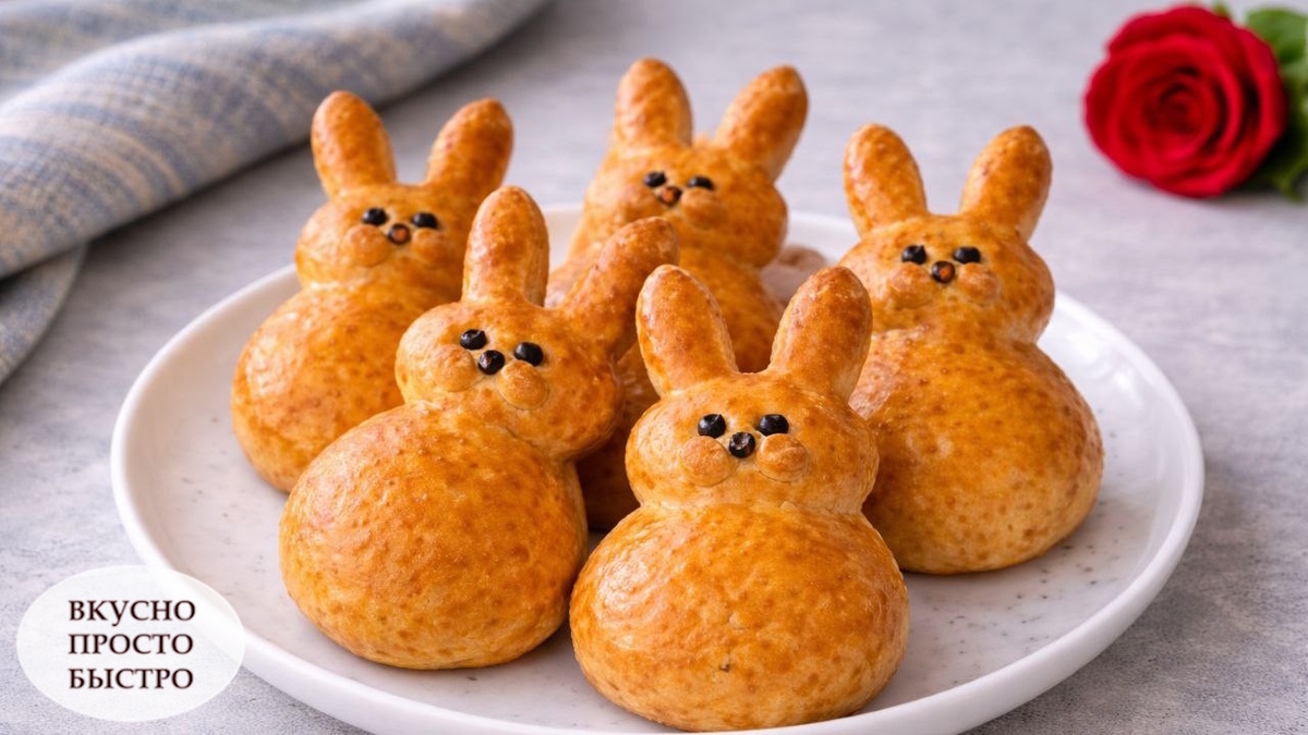 Пасхальные пирожки «зайцы» – нежное тесто и вкусная начинка для весеннего угощения