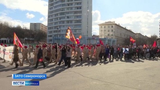День Победы в Североморске