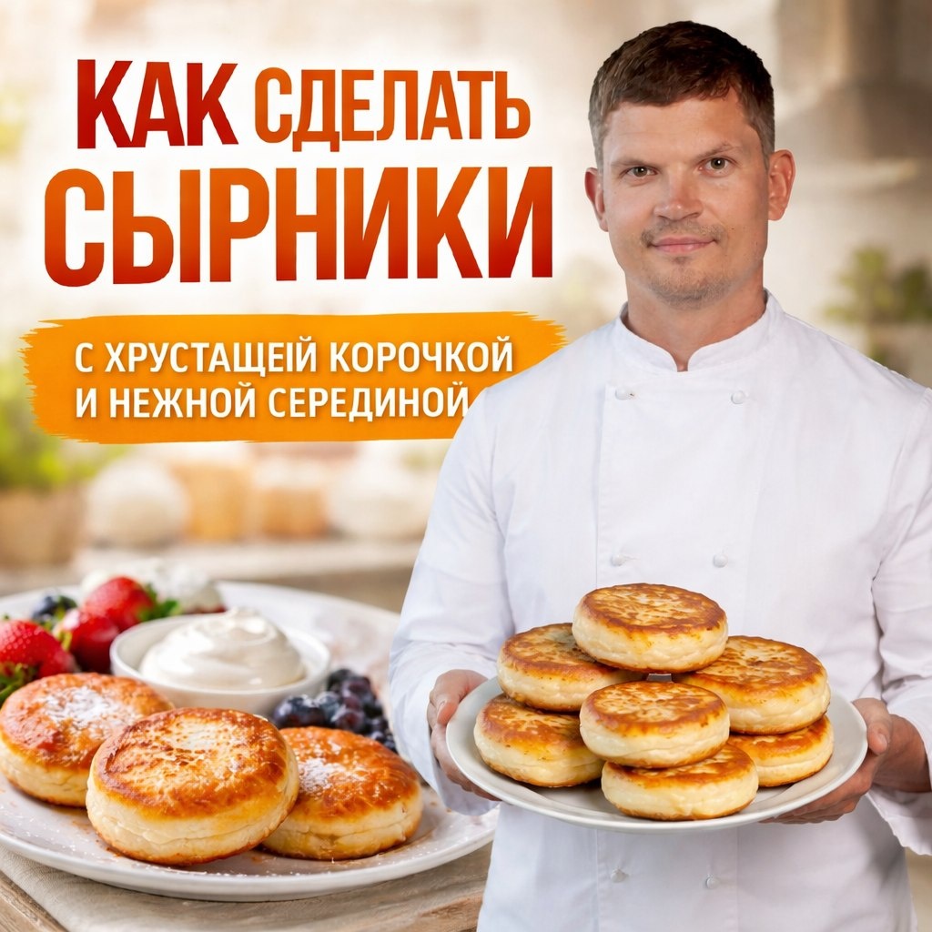Секреты идеальных сырников: как добиться хрустящей корочки и нежной серединки