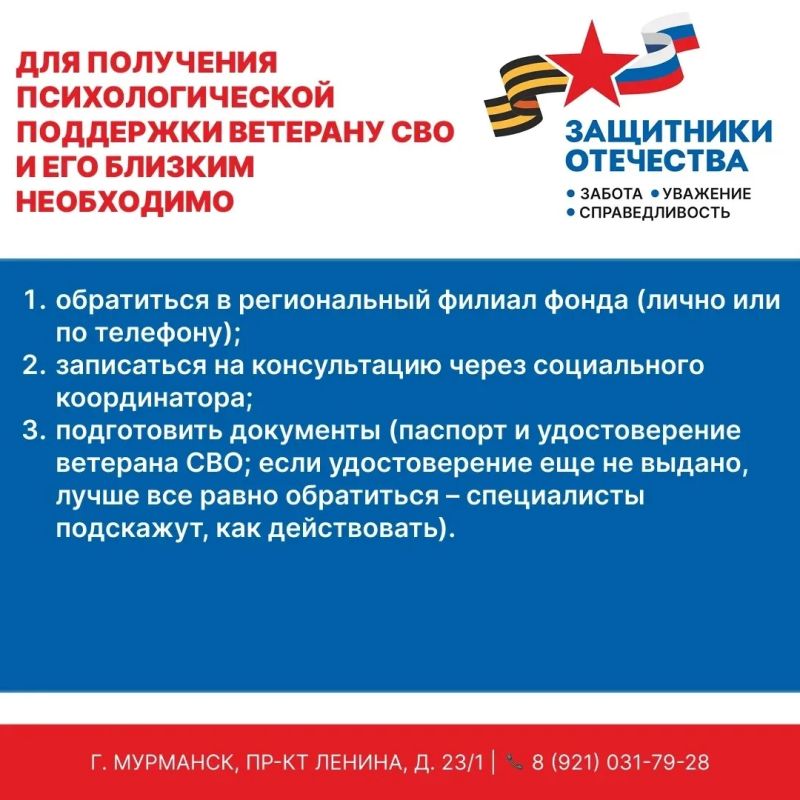 Как организована психологическая помощь для ветеранов СВО и членов их семей в фонде «Защитники Отечества»? Как организована психологическая помощь для ветеранов СВО и членов их семей в фонде «Защитники Отечества»?