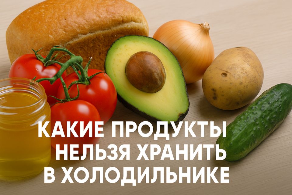Продукты, которые не стоит хранить в холодильнике