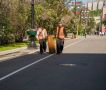 В Мурманске устанавливают новые урны увеличенного объема