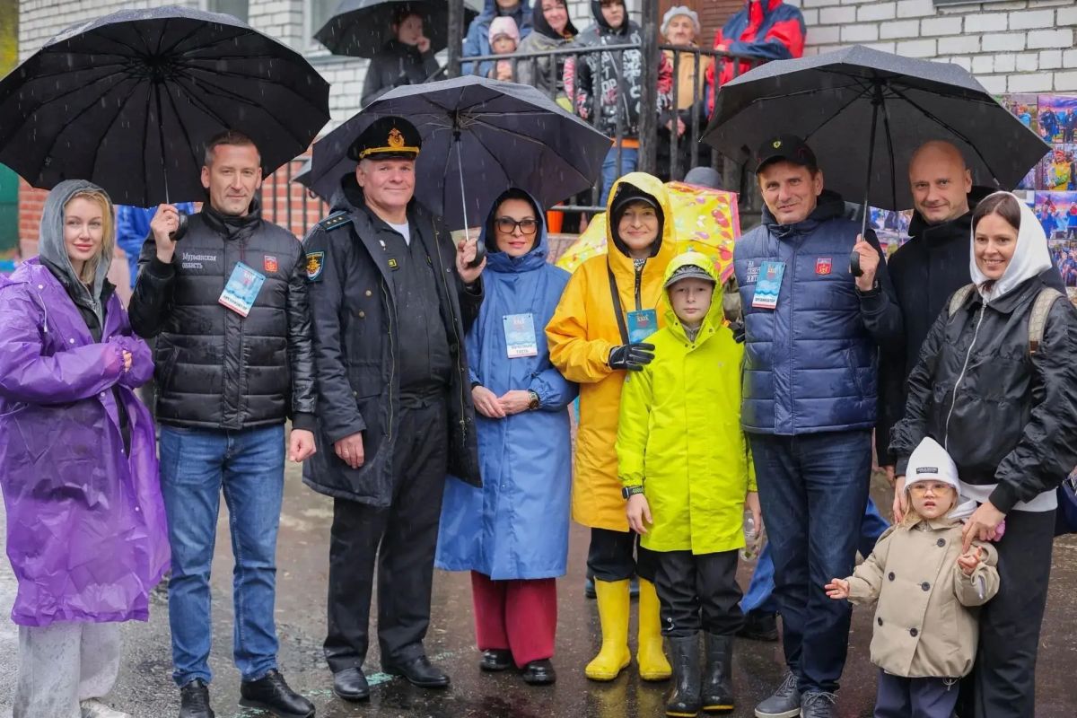 Дождь празднику не помеха! Дождь празднику не помеха!