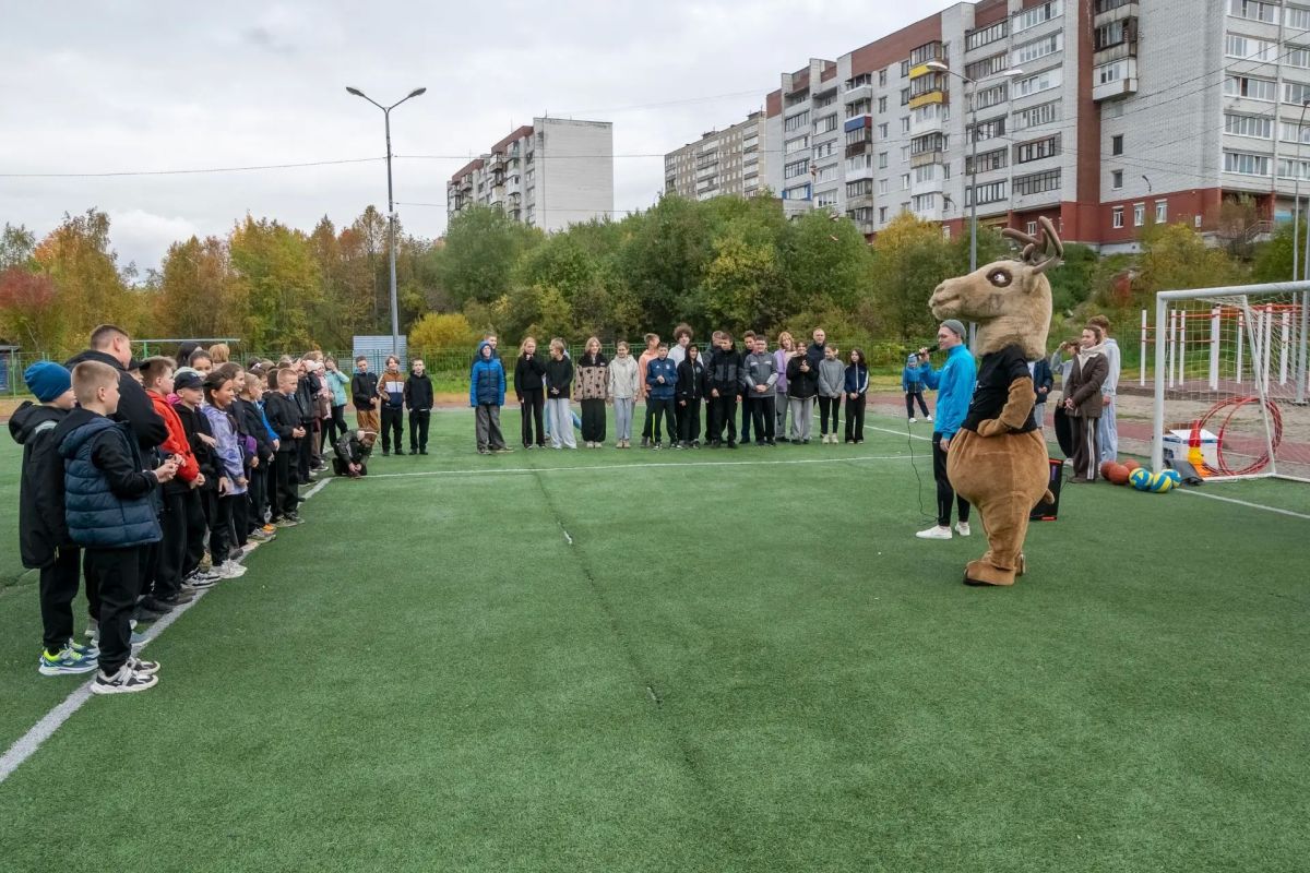 Школа № 23 в Лыжном проезде получила «умную» спортплощадку Школа № 23 в Лыжном проезде получила «умную» спортплощадку