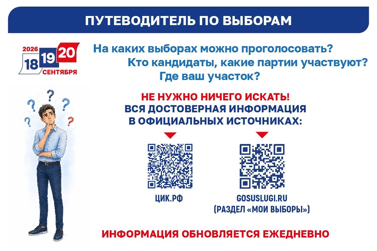 Выборы — 2026: полезная информация Выборы — 2026: полезная информация
