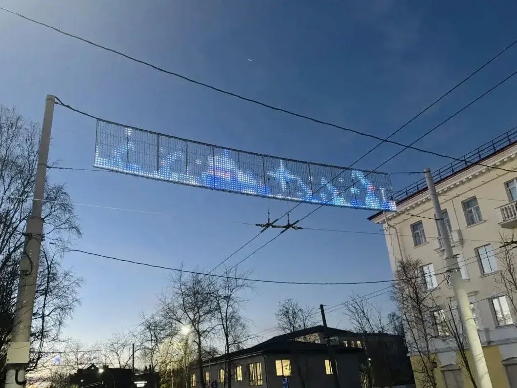 Знакомые символы Мурманска теперь сияют на улицах города