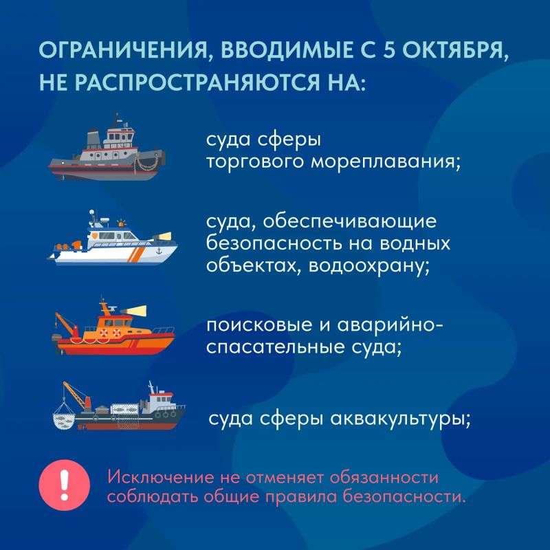 По решению Оперштаба с 5 октября в Мурманской области вступает в силу новый порядок выхода маломерных судов в Кольский залив По решению Оперштаба с 5 октября в Мурманской области вступает в силу новый порядок выхода маломерных судов в Кольский залив