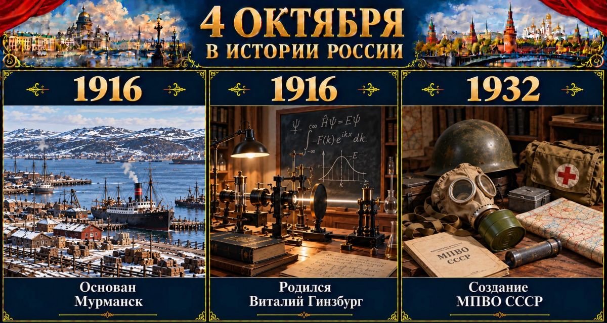 4 октября в истории России 4 октября в истории России